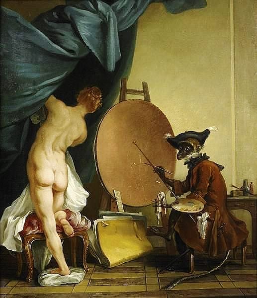 Jean Baptiste Henri Deshays, The Monkey Painter